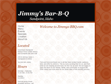 Tablet Screenshot of jimmysbbq.dropzite.com